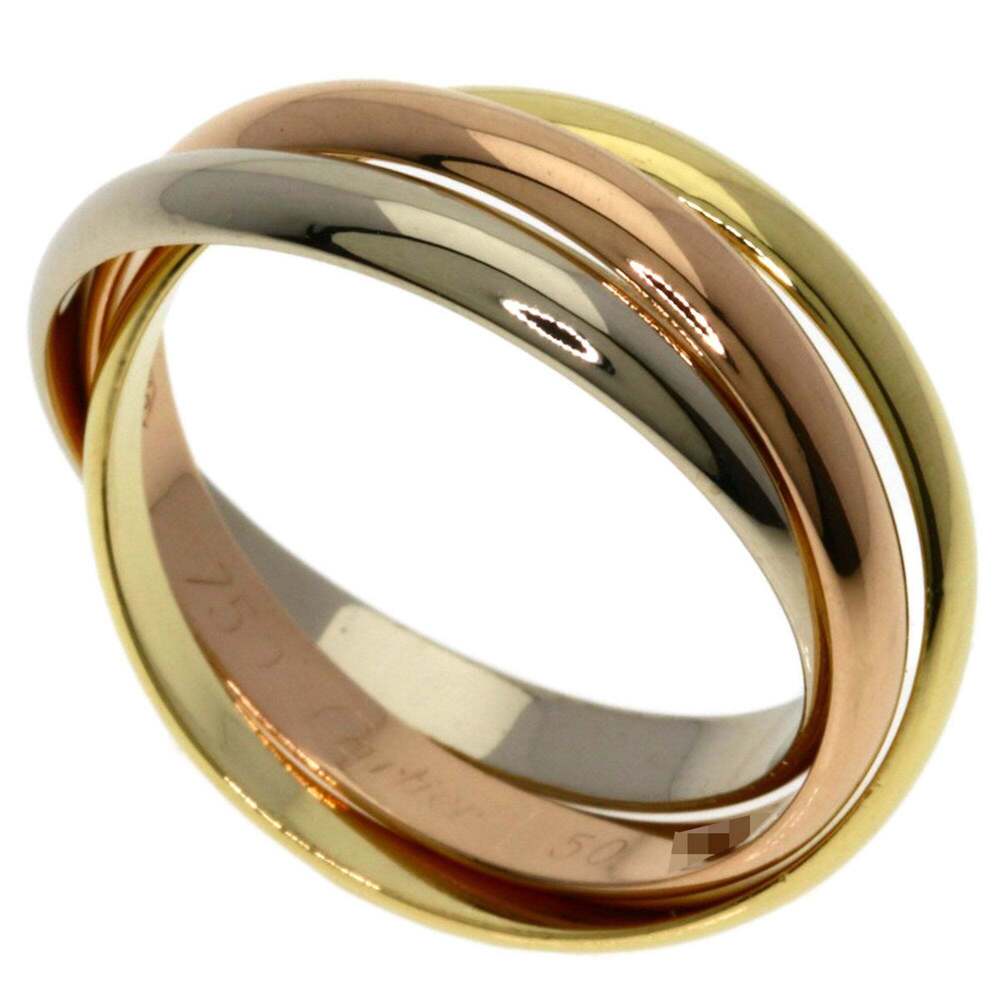 CARTIER 18k Gold Trinity Ring #50